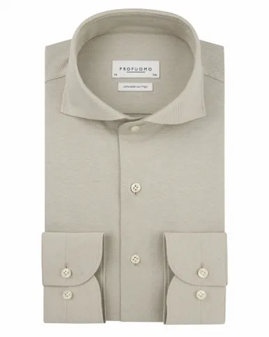Profuomo Japanese knitted Overhemd