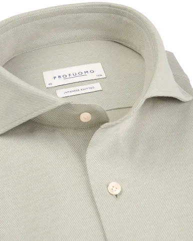 Profuomo Japanese knitted Overhemd