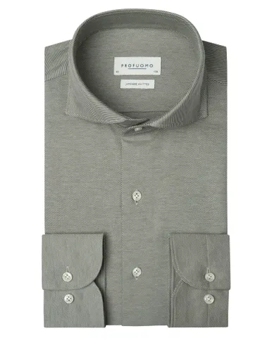 Profuomo Japanese knitted Overhemd