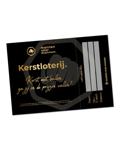 Mannen voor Mannen online lot